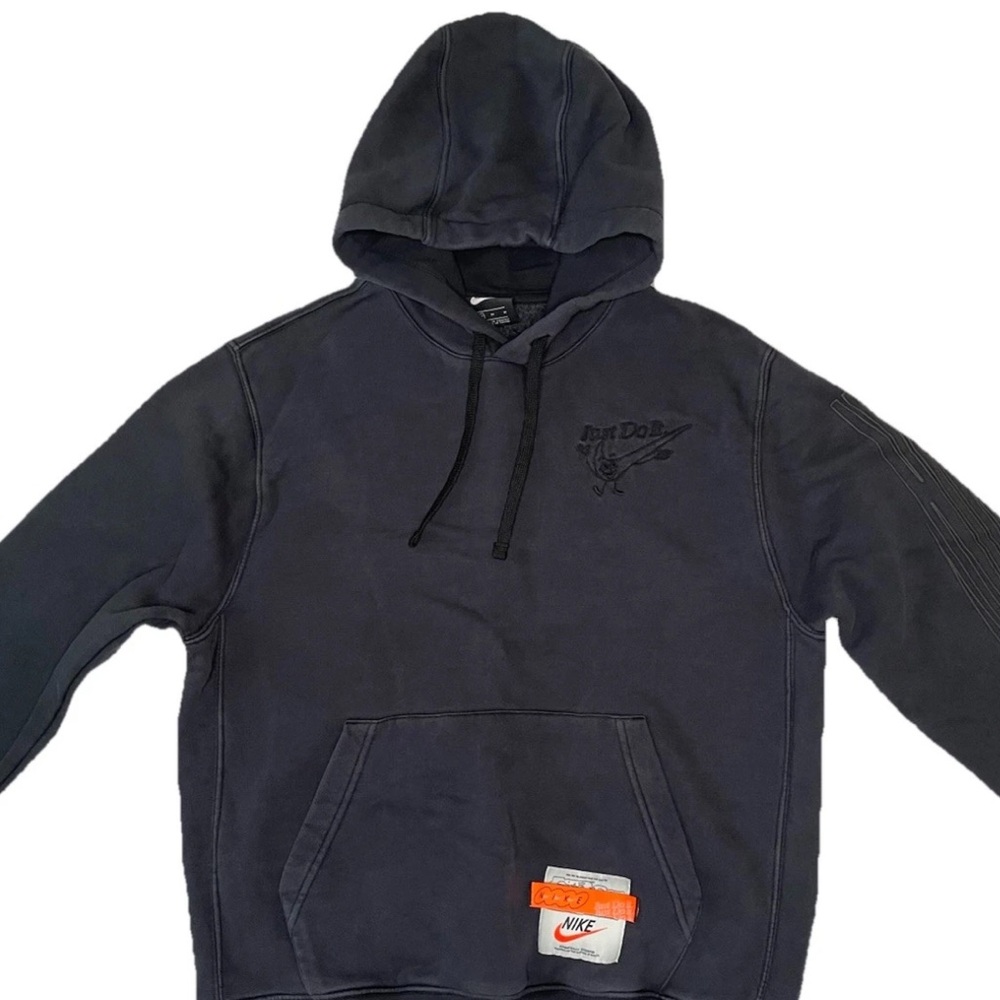 Nike Fleece Men's Pullover Hoodie - Gray Size M